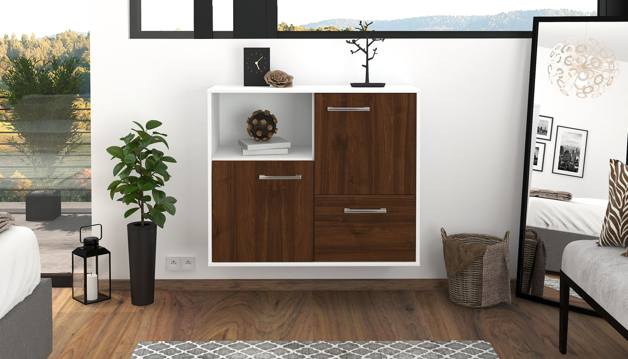 Sideboard Boise, Walnuss Studio (92x79x35cm) - Dekati GmbH