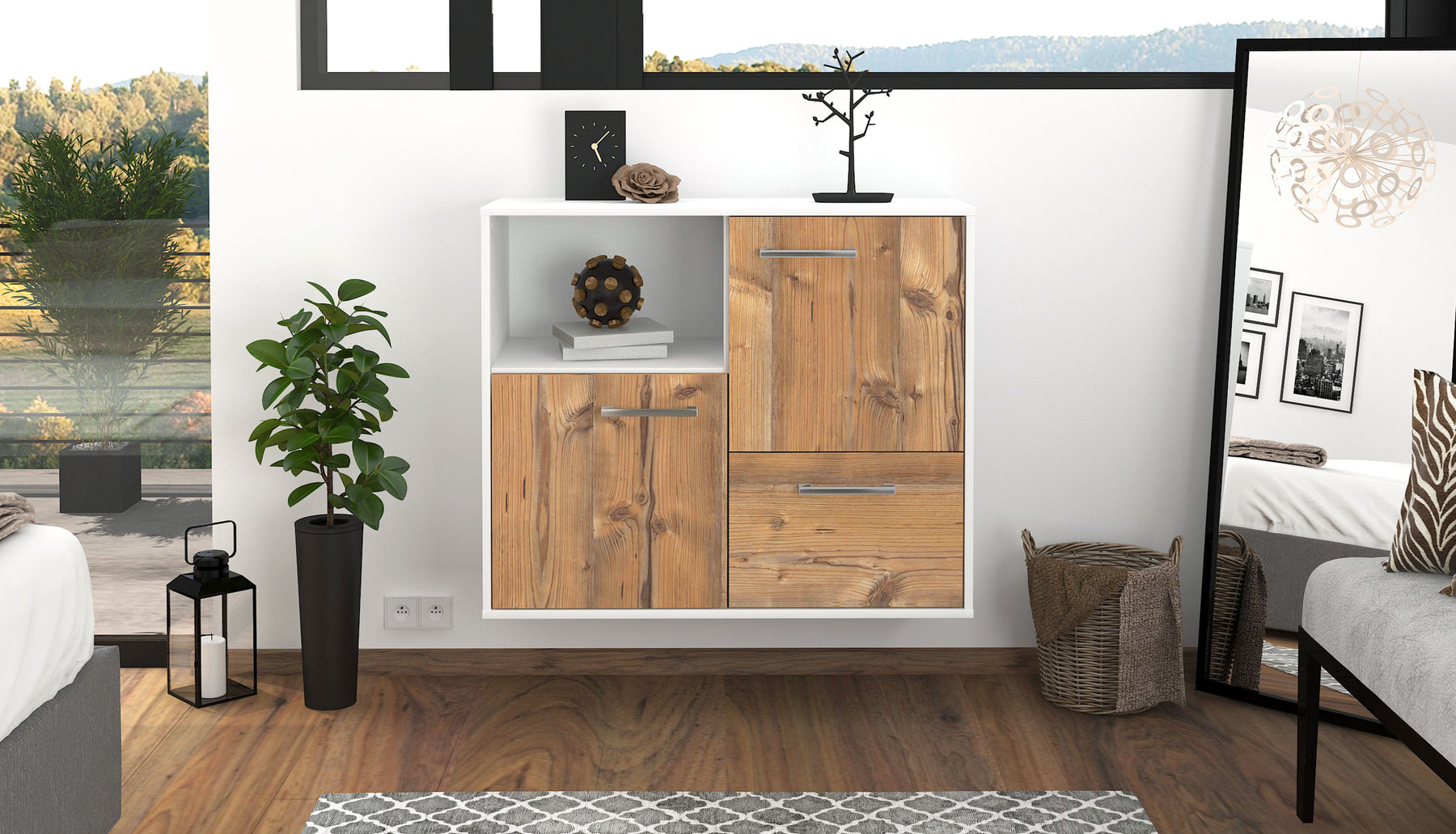 Sideboard Boise, Pinie Studio (92x79x35cm) - Dekati GmbH