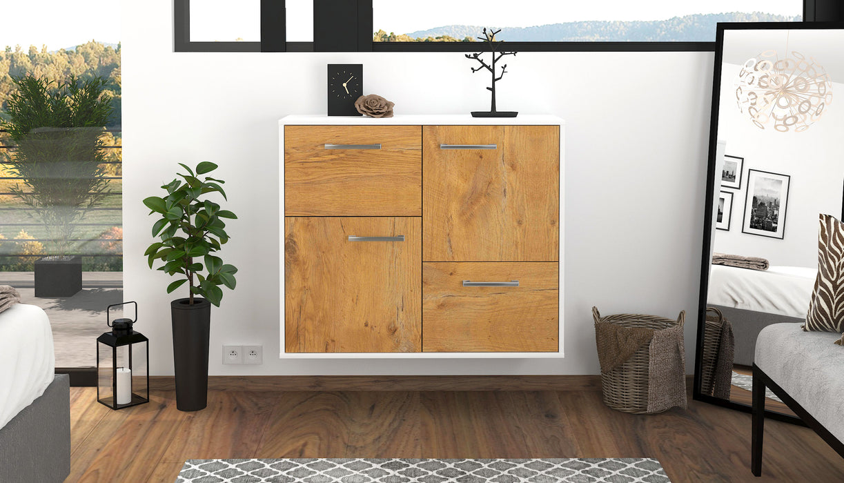 Sideboard Fremont, Eiche Studio (92x79x35cm) - Dekati GmbH