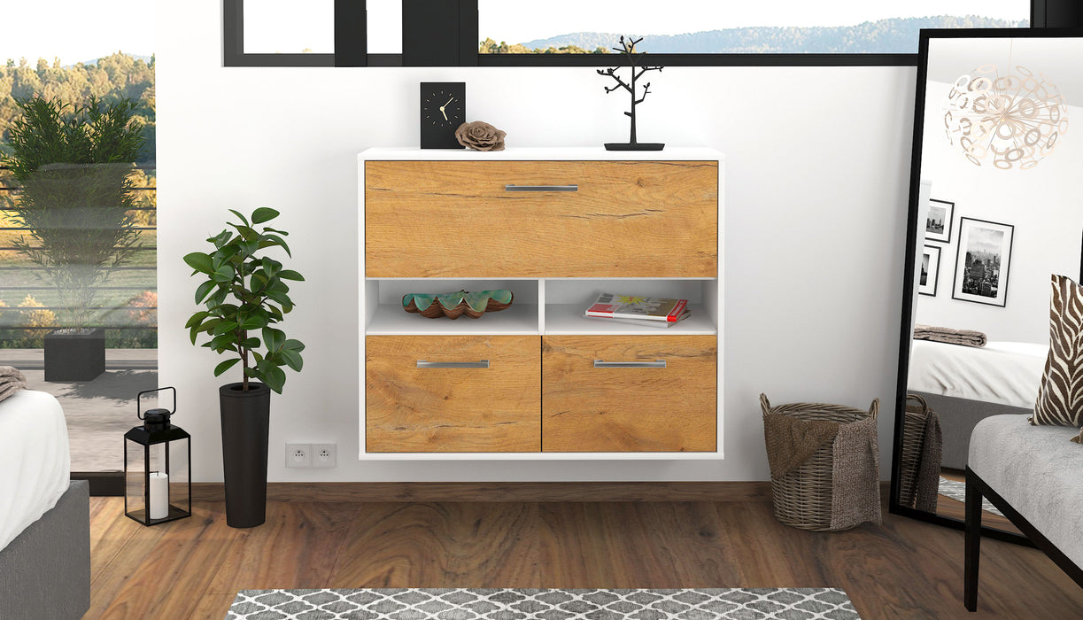 Sideboard San Bernardino, Eiche Studio (92x79x35cm) - Dekati GmbH