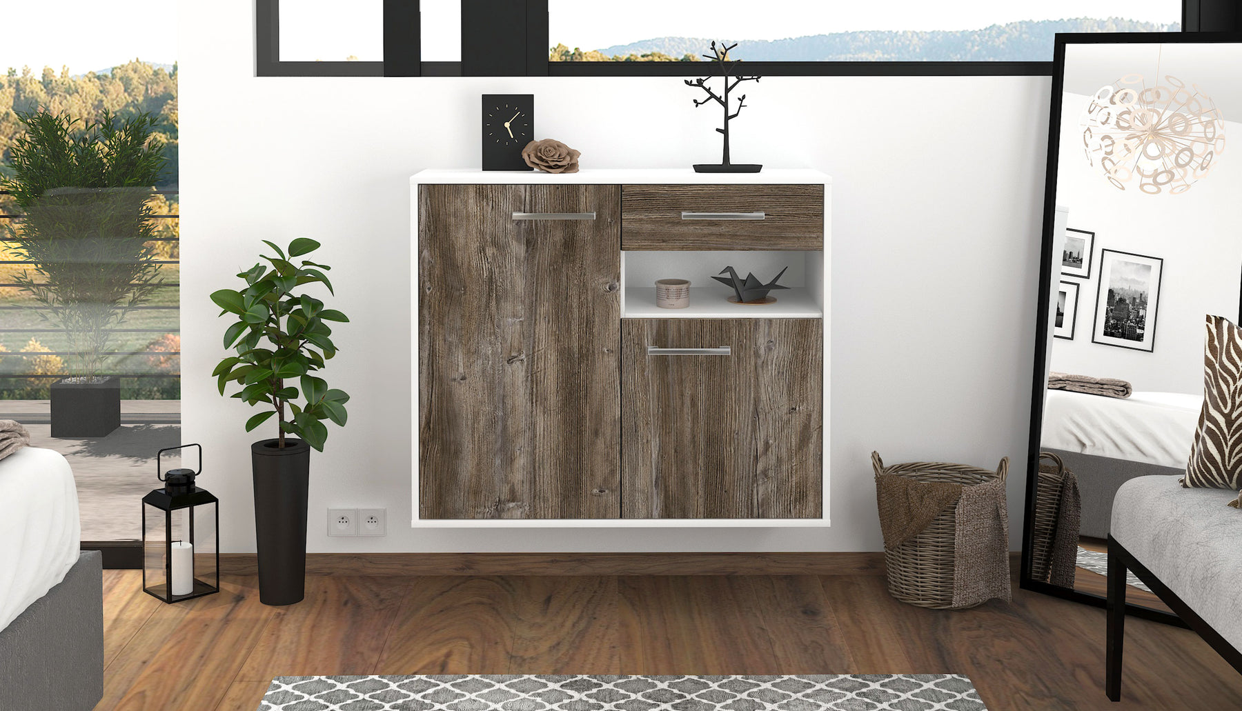 Sideboard Augusta, Treibholz Studio (92x79x35cm) - Dekati GmbH