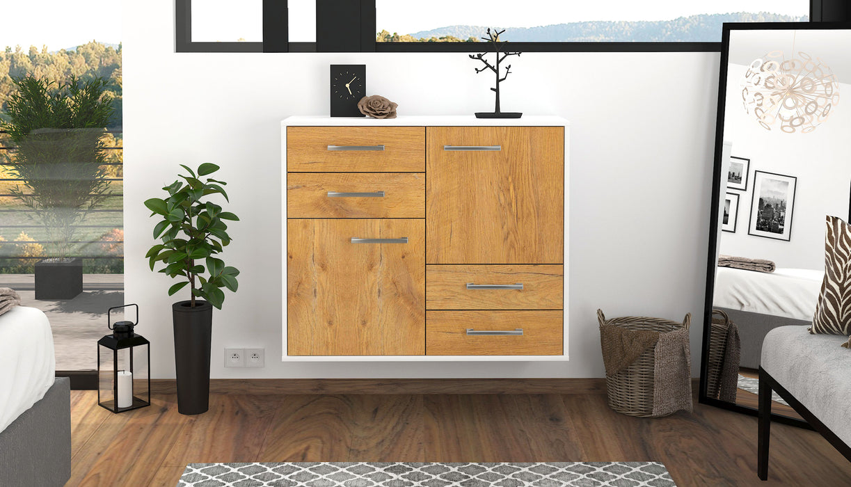 Sideboard Little Rock, Eiche Studio (92x79x35cm) - Dekati GmbH