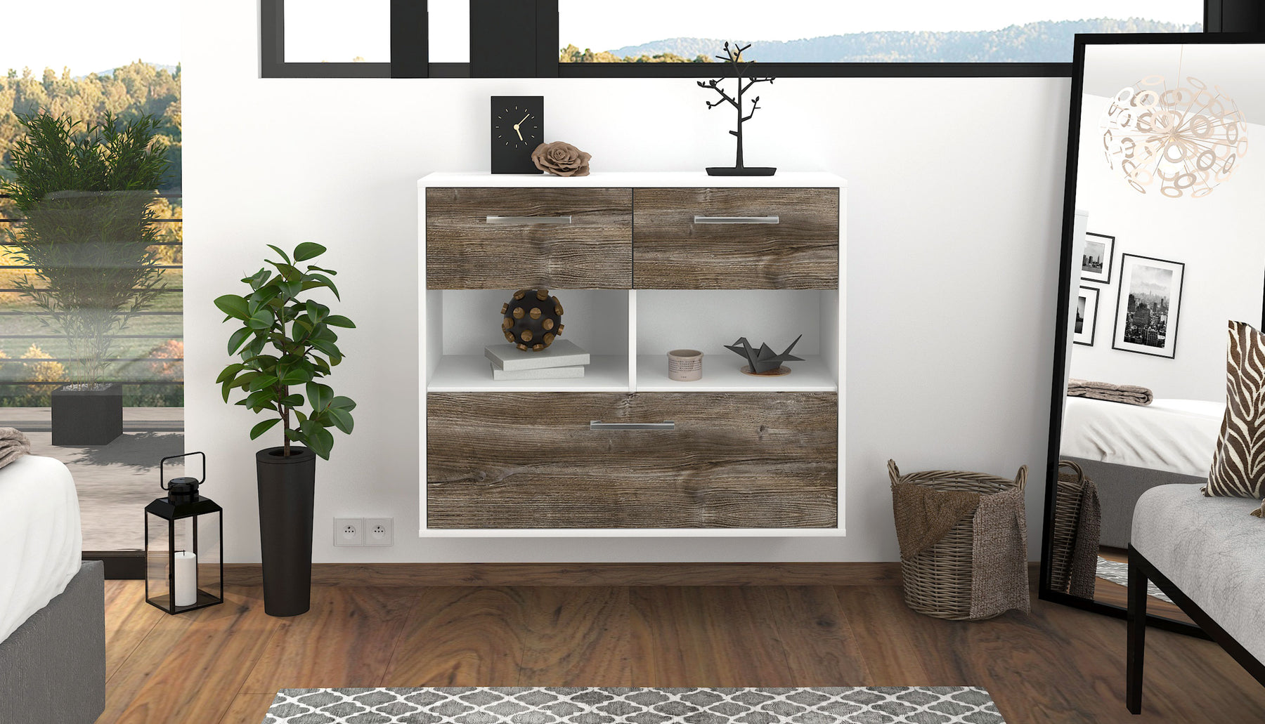 Sideboard Newport News, Treibholz Studio (92x79x35cm) - Dekati GmbH