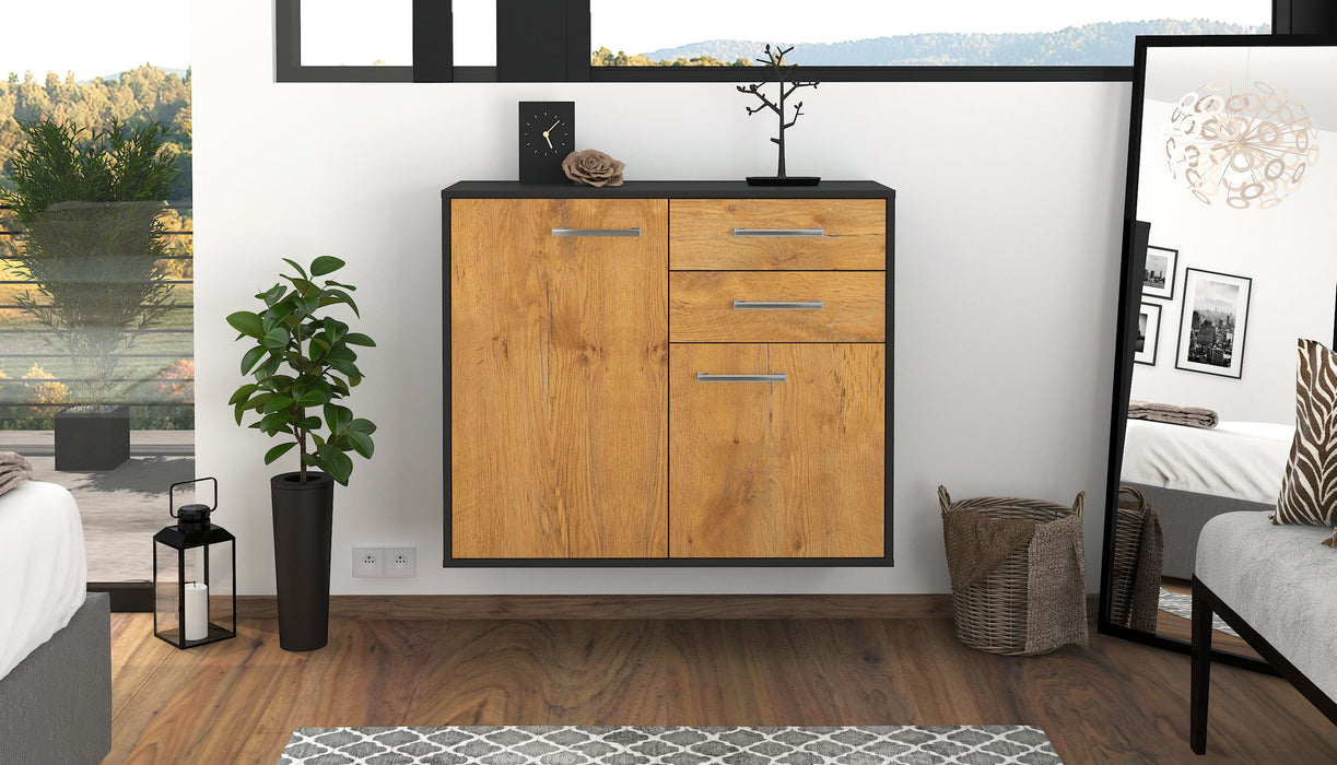 Sideboard Huntington Beach, Eiche Studio (92x79x35cm) - Dekati GmbH