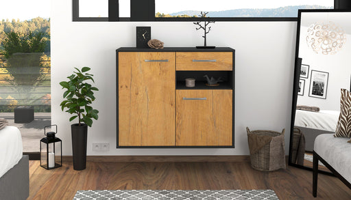 Sideboard Augusta, Eiche Studio (92x79x35cm) - Dekati GmbH