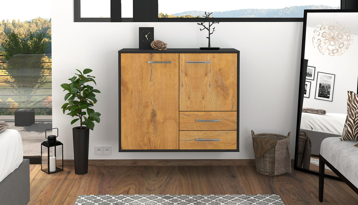 Sideboard Sunrise Manor, Eiche Studio (92x79x35cm) - Dekati GmbH