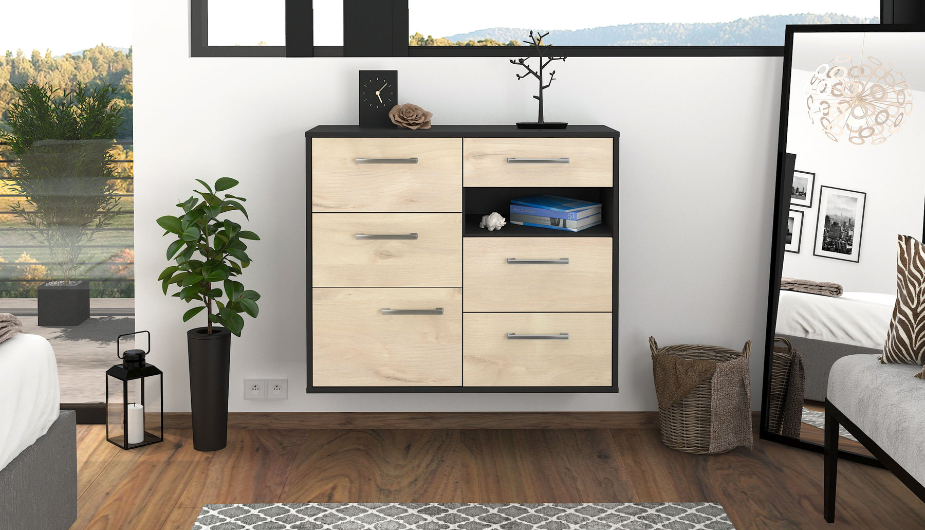 Sideboard Huntsville, Zeder Studio (92x79x35cm) - Dekati GmbH