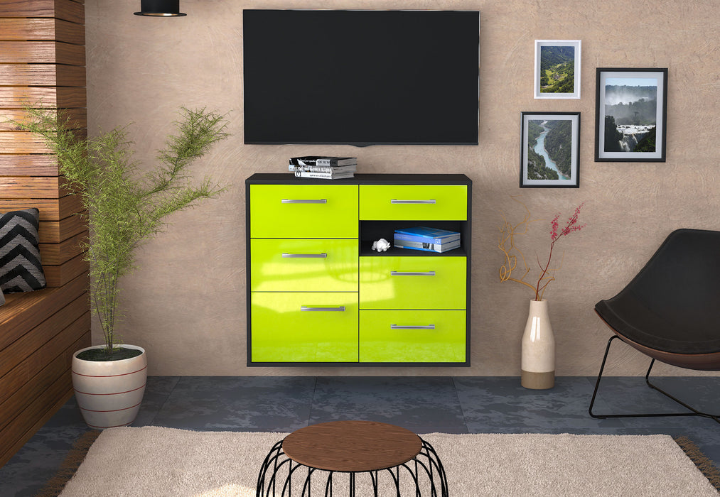 Sideboard Huntsville, Grün Studio (92x79x35cm) - Dekati GmbH