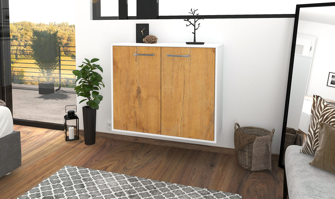 Sideboard Hialeah, Eiche Front (92x79x35cm) - Dekati GmbH