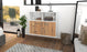 Sideboard Rochester, Pinie Front (92x79x35cm) - Dekati GmbH