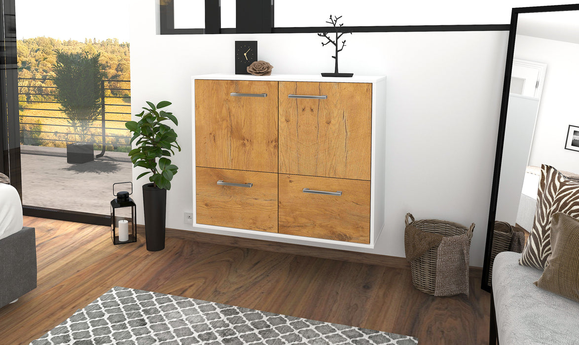 Sideboard Montgomery, Eiche Front (92x79x35cm) - Dekati GmbH