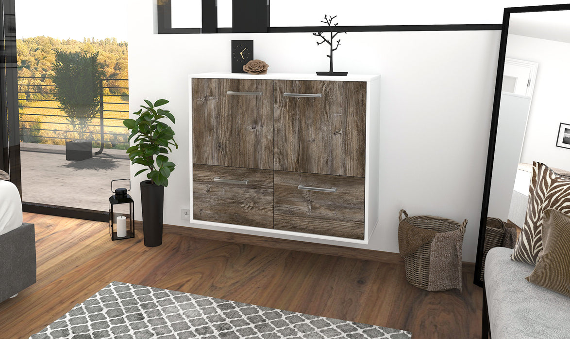 Sideboard Montgomery, Treibholz Front (92x79x35cm) - Dekati GmbH