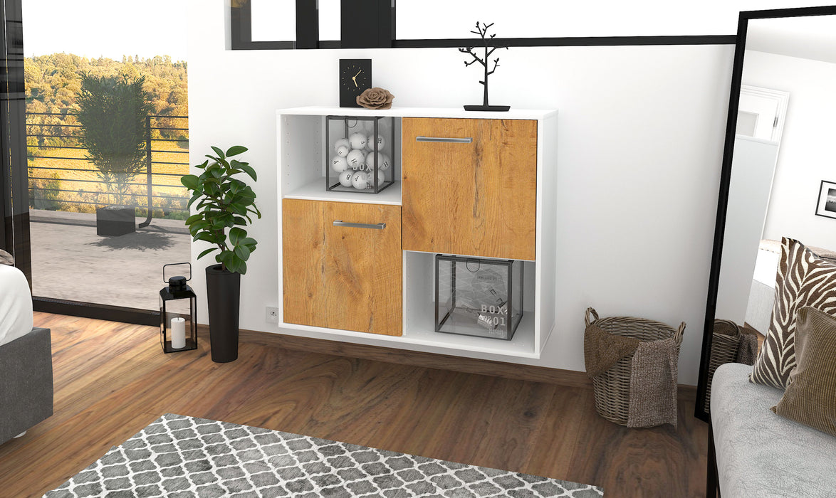 Sideboard Modesto, Eiche Front (92x79x35cm) - Dekati GmbH