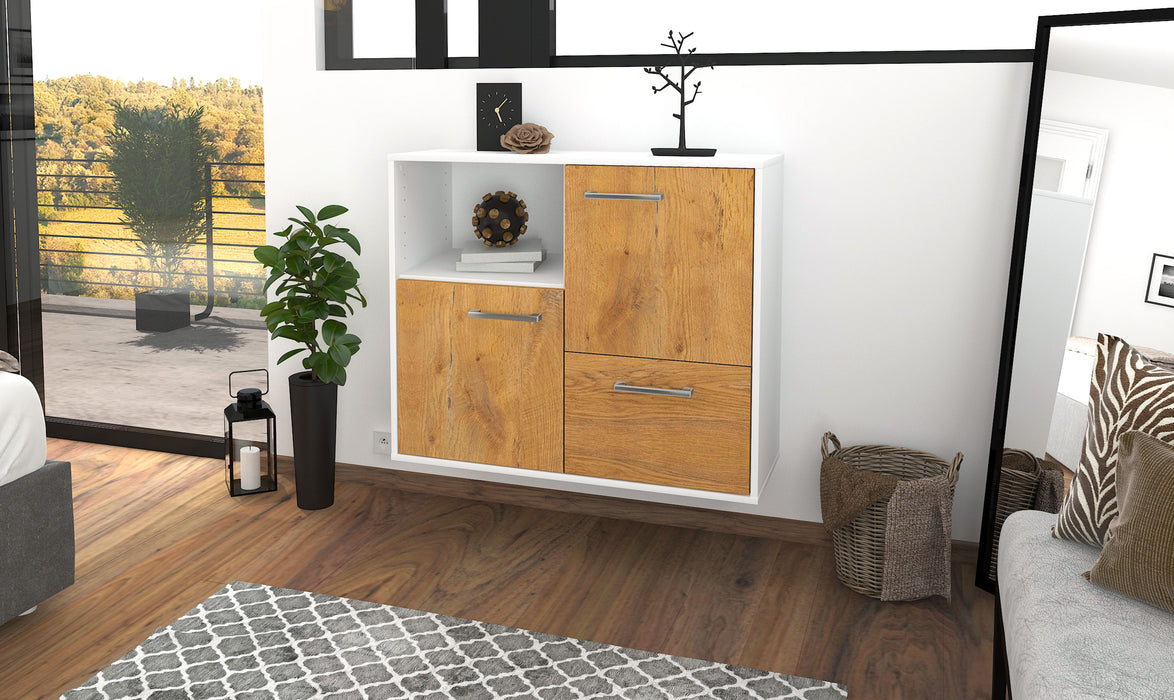 Sideboard Boise, Eiche Front (92x79x35cm) - Dekati GmbH