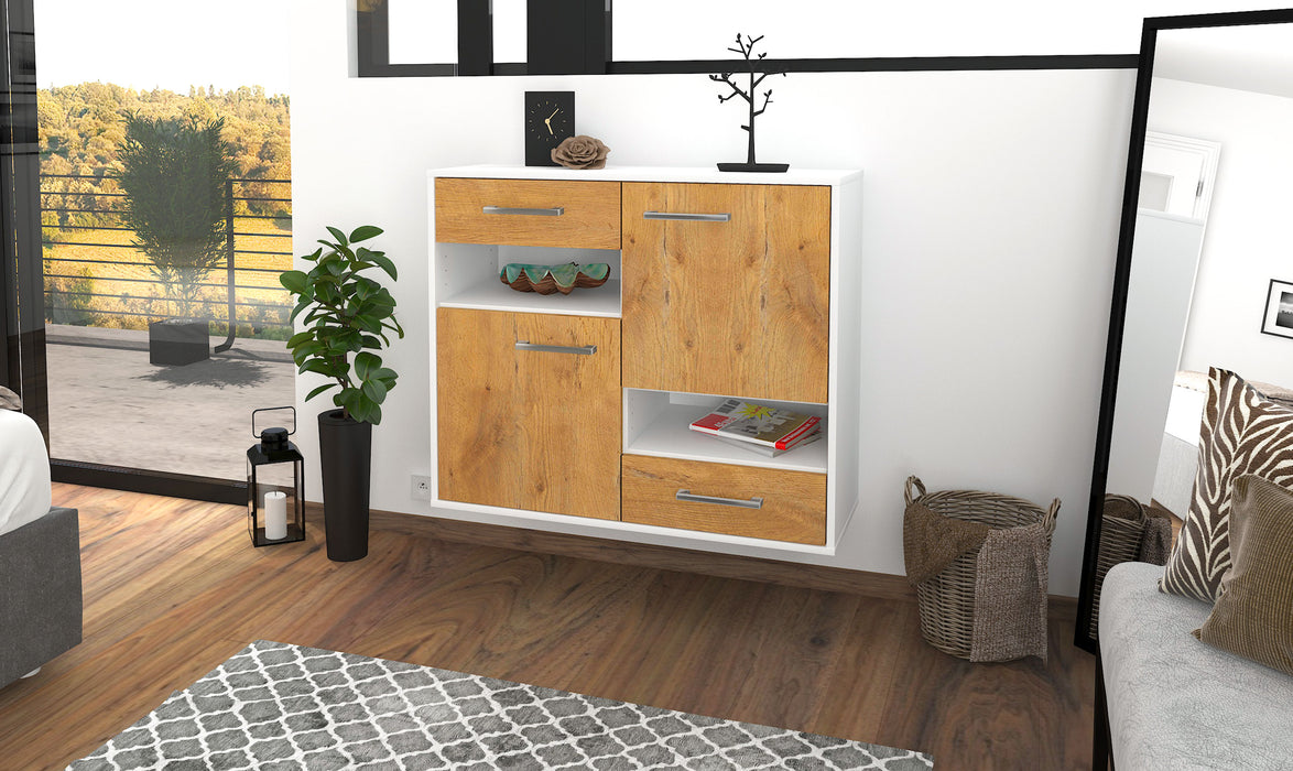 Sideboard Spokane, Eiche Front (92x79x35cm) - Dekati GmbH