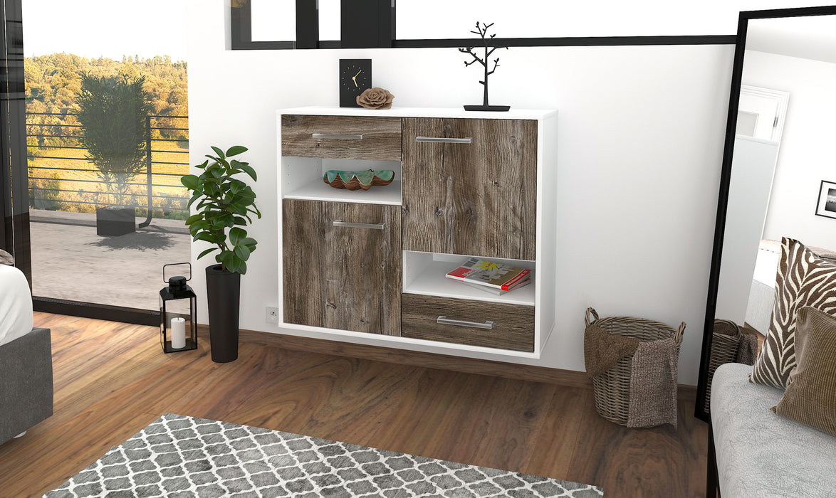 Sideboard Spokane, Treibholz Front (92x79x35cm) - Dekati GmbH