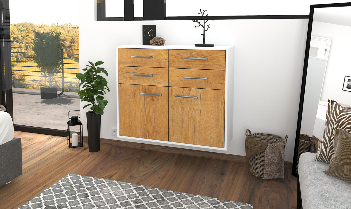 Sideboard Grand Rapids, Eiche Front (92x79x35cm) - Dekati GmbH