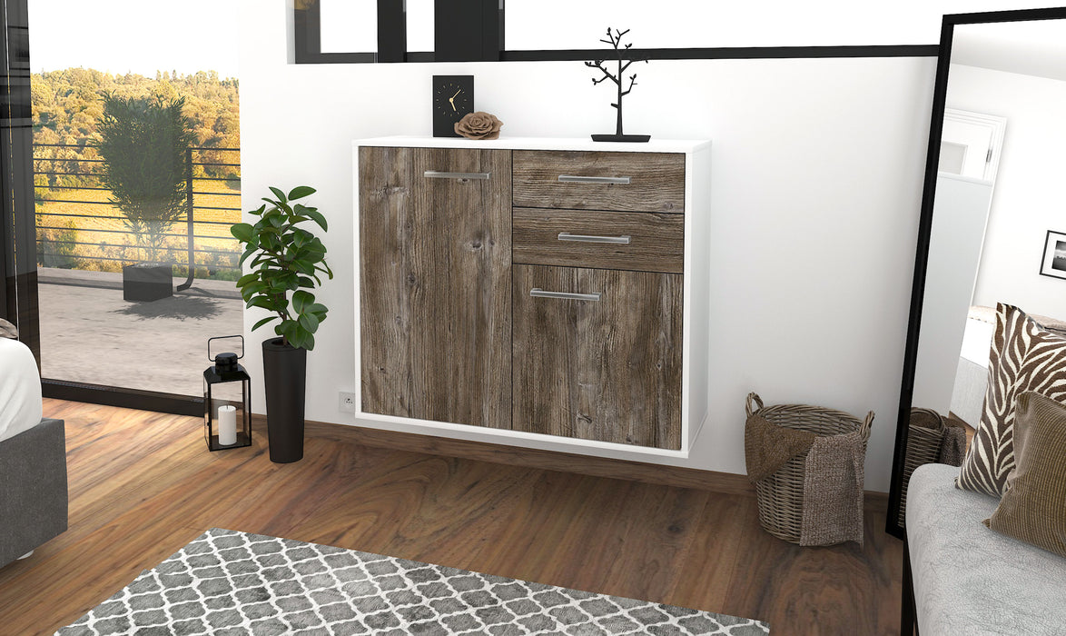 Sideboard Huntington Beach, Treibholz Front (92x79x35cm) - Dekati GmbH