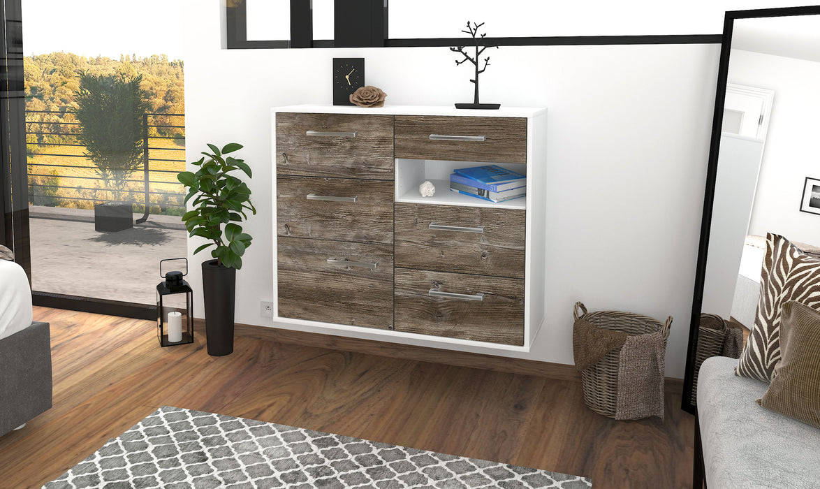 Sideboard Huntsville, Treibholz Front (92x79x35cm) - Dekati GmbH