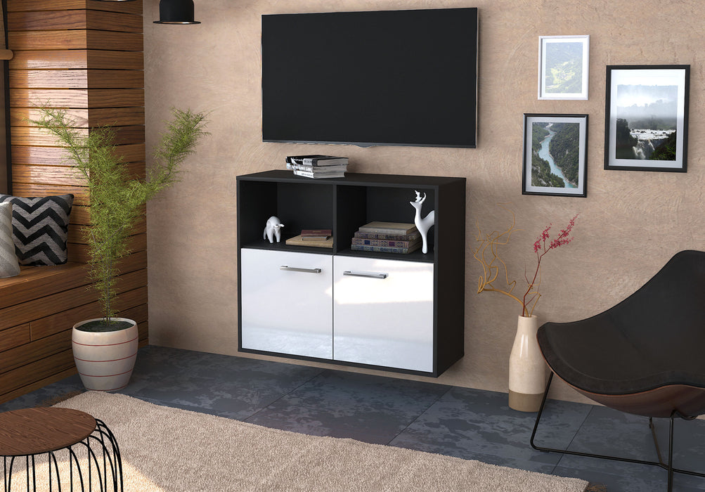 Sideboard Rochester, Weiß Front (92x79x35cm) - Dekati GmbH