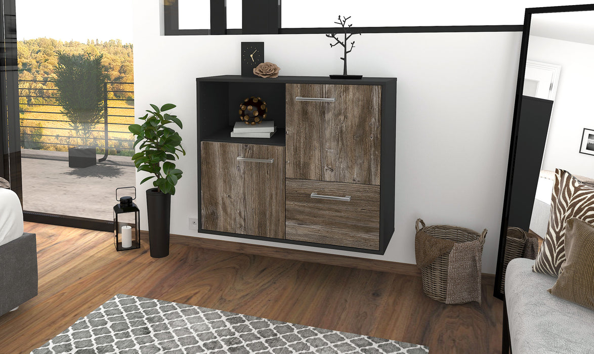 Sideboard Boise, Treibholz Front (92x79x35cm) - Dekati GmbH