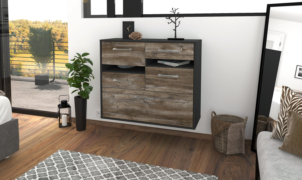 Sideboard Fayetteville, Treibholz Front (92x79x35cm) - Dekati GmbH