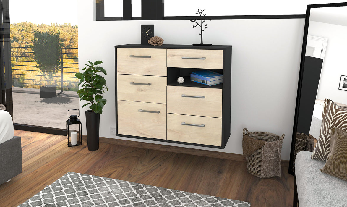 Sideboard Huntsville, Zeder Front (92x79x35cm) - Dekati GmbH