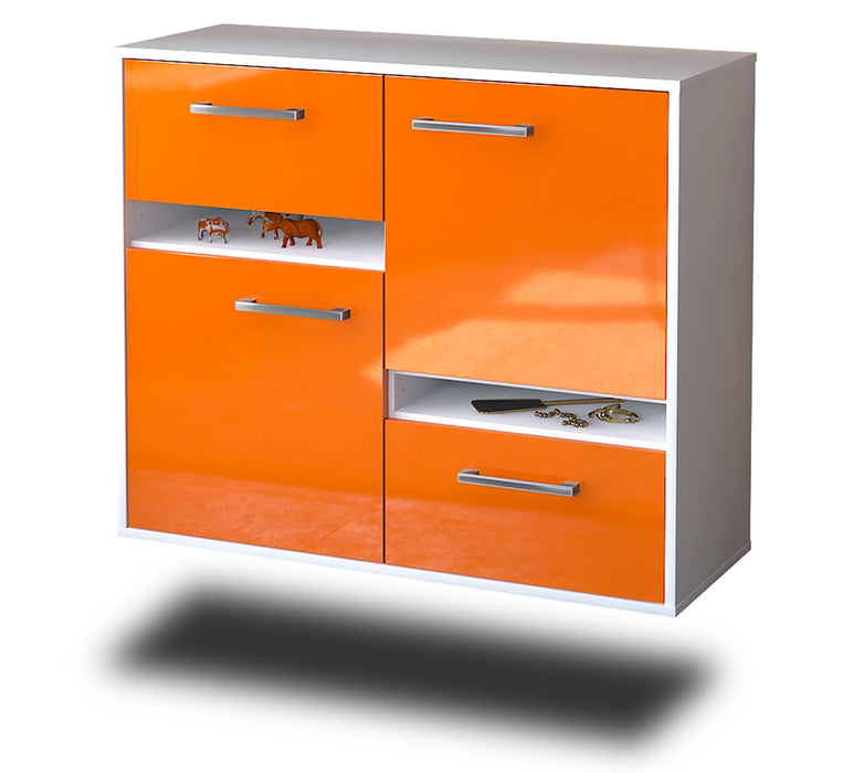 Sideboard Irvine, Orange Seite ( 92x79x35cm) - Dekati GmbH