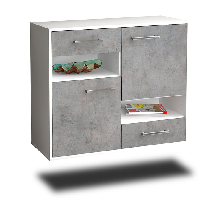 Sideboard Spokane, Beton Seite ( 92x79x35cm) - Dekati GmbH