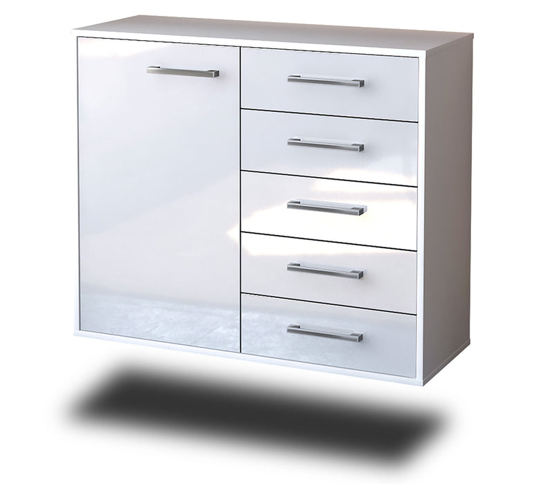 Sideboard Yonkers, Weiß Seite ( 92x79x35cm) - Dekati GmbH