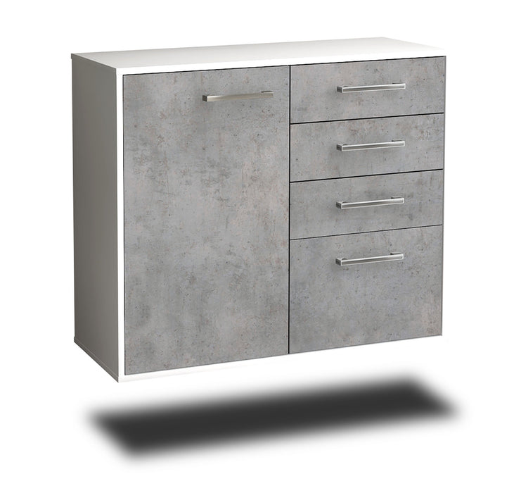 Sideboard Tacoma, Beton Seite ( 92x79x35cm) - Dekati GmbH