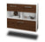 Sideboard Newport News, Walnuss Seite ( 92x79x35cm) - Dekati GmbH