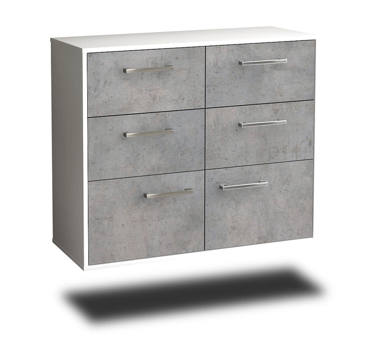 Sideboard Tempe, Beton Seite ( 92x79x35cm) - Dekati GmbH