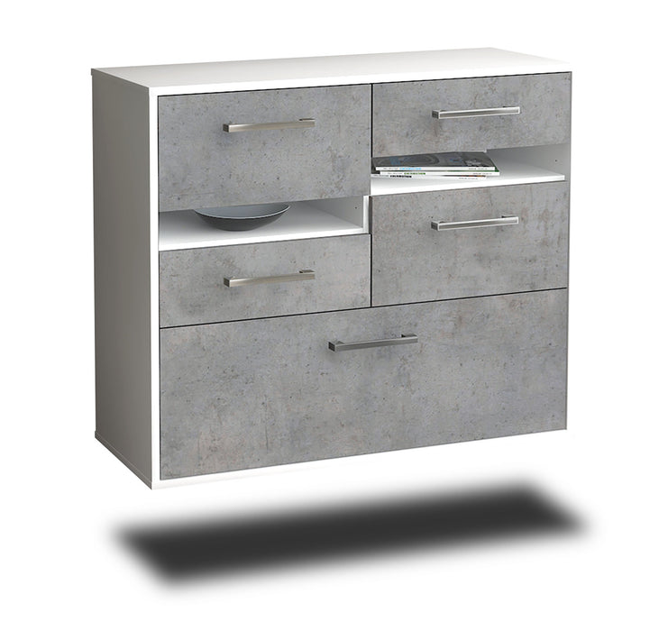 Sideboard Fayetteville, Beton Seite ( 92x79x35cm) - Dekati GmbH