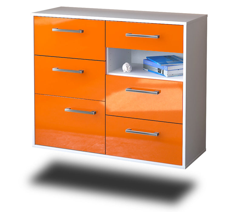 Sideboard Huntsville, Orange Seite ( 92x79x35cm) - Dekati GmbH