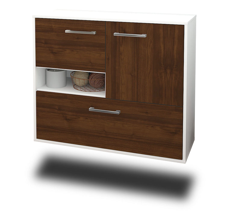 Sideboard Santa Clarita, Walnuss Seite ( 92x79x35cm) - Dekati GmbH