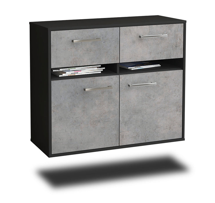 Sideboard Akron, Beton Seite ( 92x79x35cm) - Dekati GmbH