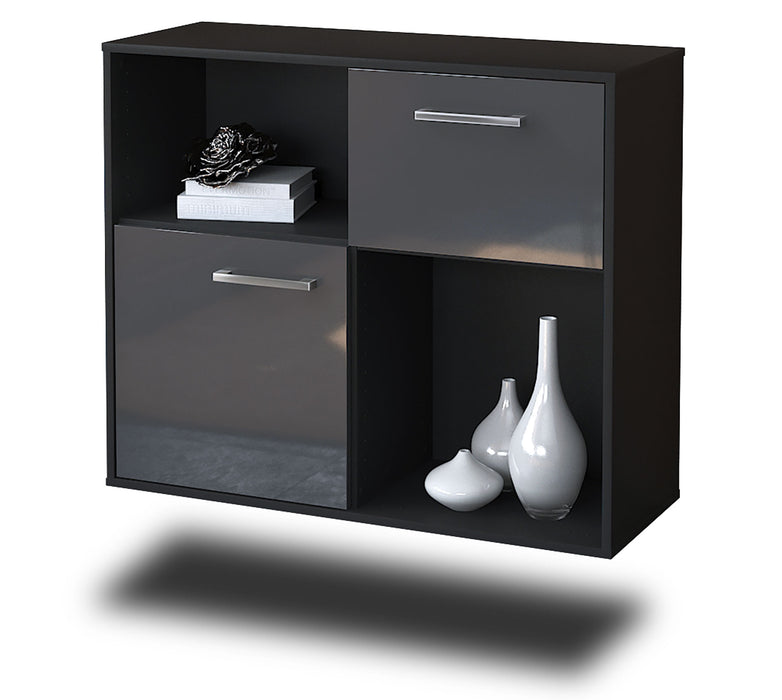 Sideboard Shreveport, Grau Seite ( 92x79x35cm) - Dekati GmbH